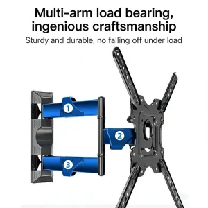 NB32 55 Inch Package Postal Universal Retractable Rotating Stretching LCD Wall Mounted TV Stand Cantilever Bracket Bracket P4