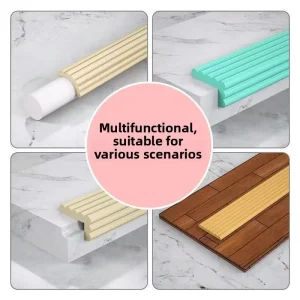 NBR Rubber Anti-Collision Strip for L-Shaped and W-Shaped Table Corners