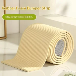 NBR Soft Bumper Strip Widened Thickened Table Protective Strip Model S6009 for Baby Proofing
