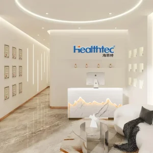 Nail Salon Reception Desk with LED Light