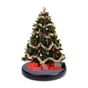 New 4545ALF Electric Rotating Display Stand with LED 100KG Load 360 Degree Electric Rotating Display Stand for Display Gift