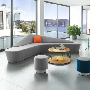 New Customizable Modern Modular Fabric Leisure Sofa for Hotel Lobby & Company Reception Areas