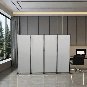 New Freestanding Portable Fabric Room Divider Screen Home Office Living Hospital & School Outdoor Use Panel Separator