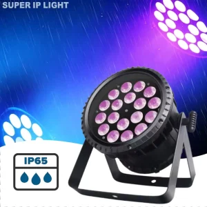 New IP65 DMX512 RDM 18x10W RGBW LED Wash Par Light for Outdoor Wedding Festival Bar Event Rental