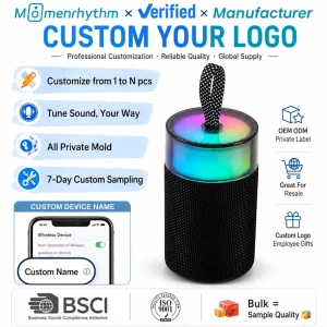 New K20 Portable Speaker Waterproof Wireless Outdoor TWS Blu Tooth Speaker Wireless Stereo LED Outdoor Party Multi Color Speaker