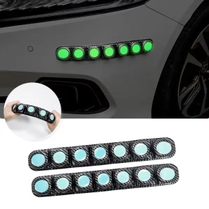 New Kelenate CTUP41 5 Auto Universal Bumper Anti Collision Strip Luminous Car Front Rear Protective Cover Adhesive Strips