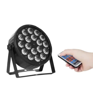 New Led 18*18w 6in1 Rgbwauv Slim Plastic Led Par Can Light