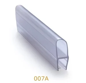 New Long Transparent Extruded PVC PC Waterproof Anti collision Sealing Strip for Glass Door Customizable Length