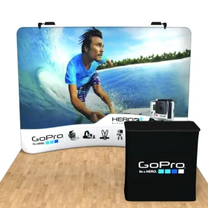 New Style Party Trade Show Pop up Banner Stand Display for Conference Party with Front Counter