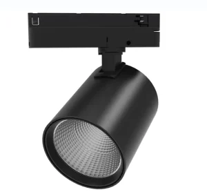 New arrival COB Led Intrack Spotlight Adjustable Cct Dipswitch 3000k 4000k 5000k IP20 4 Wires 3 Phase Track Rail Led Spotlight for lighting projects