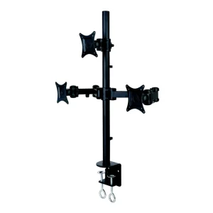 Ningbo LCD Display 100mm Vesa Desk Bracket for Triple Monitors Computer Desk Clamp Monitor Swivel Bracket