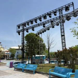 No Custom-designed Stage Truss System for Concert Events Top Lighting Truss Support Portable Truss Stage