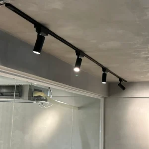 No Main Track Light Double headed Magnetic Track Spotlight 48V Single Track Spotlights Die Casting Series 7 10 12 15 18 20W