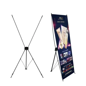 No Moq Limited Trade Show 60x160cm 80 X 180 cm Flex X Banner Stand Display