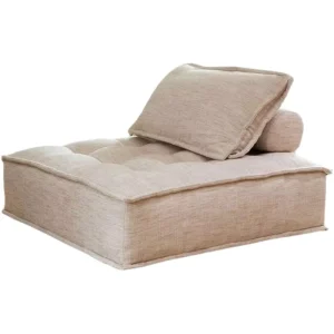 No-Wash Technology Fabric Tofu Block Modular Sofa for Small Apartments