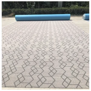Non-Slip Carpet Rolls for Lobby and Banquet Hall Factory Direct Machine-Made Polyester Printed Carpet