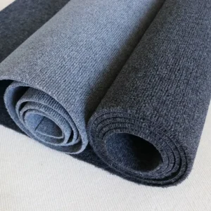 Non-Slip Glue Injection Carpet Roll for Commercial Events and Exhibitions Needle Nonwoven Washable Ribbed Floor Carpet