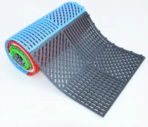 Non-Slip PVC Drainage Interlocking Floor Tiles for Swimming Pools, Bathrooms, and Wet Areas