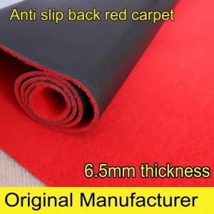 Non Slippery Red Carpet Roll for Events and Photo Booth Outdoor Wedding Red Carpet Moving Company Red Carpet Long Fluffy