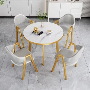 Nordic Negotiation Table and Chair Set for Home Dining or Office