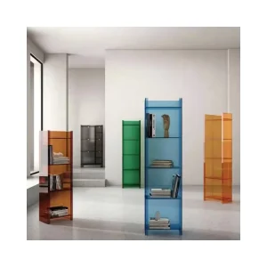 Nordic Style Acrylic Living Room Storage and Display Floor Shelf
