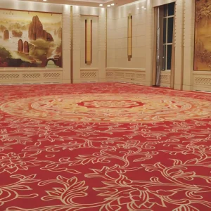 Nylon Jacquard Carpet for Banquet Halls and Hotels, Washable and Customizable