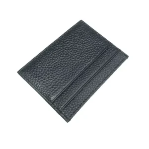 ODM&OEM Factory Customized Slim Top Grain Genuine Leather Business Card Holder Multiple Card Slots Unisex Bank Credit Card