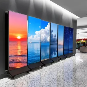 OEM 75-Inch 4K Full-Color Digital Menu Display Totem with Touch Screen