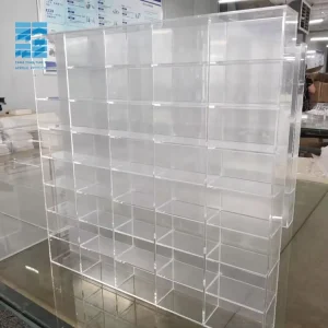 OEM Customized Transparent Acrylic Toy Display Stand Clear Acrylic Display Rack Acrylic Eyeglass Display Stand