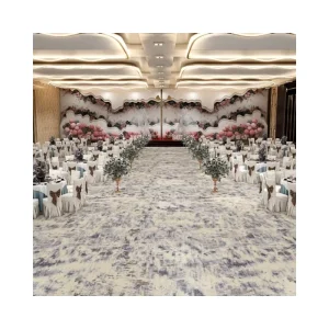 OEM ODM Event Carpet Flooring Customizable Soft White Wedding Carpet