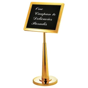 OEM ODM Floor Standing Advertisement Board Signboard Poster Display Stand for Hotel Supermarket