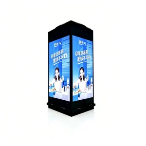 OEM Rectangle Column-Wrap LED Lightbox 12V Airport Arrival Commercial Display