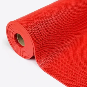 OEM Thick Hollow PVC Floor Mat Roll, Washable Anti-Slip Mat for Swimming Pool, Bathroom, Office, or Outdoor Use