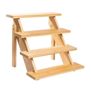 OEM Wooden Multi-Slot Display Stand and Shelf for Party Food, Crafts, and Coffee