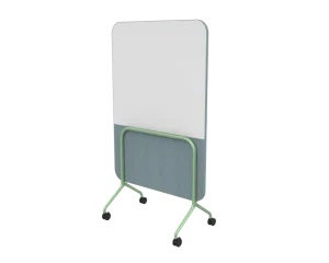 OMNI Interactive Office Partition Screen Freestanding Whiteboard Cubicle Divider