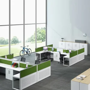 Office Building Material Partition Wall Panels Modular Call Center Screen Acoustic Workstation