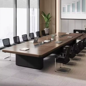Office Conference Table and Chair Set for Negotiation, Training, or School Use