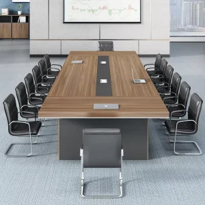 Office Conference Table and Chair Set for Training and Negotiation
