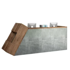 Office Furniture Office Counter Design Side Storage Cabinet Front Desk Superego Reception Table