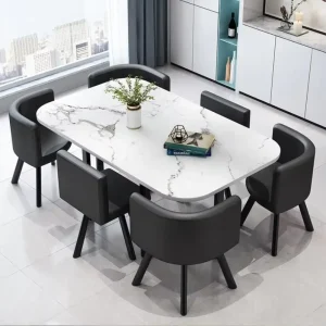 Office Meeting Table and Chair Set for Dining or Rest Area