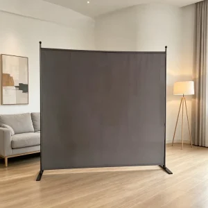 Office Partition Manufacturer Factory Direct 180×180 cm Steel Frame Polyester Fabric Room Divider for Modern Workspace