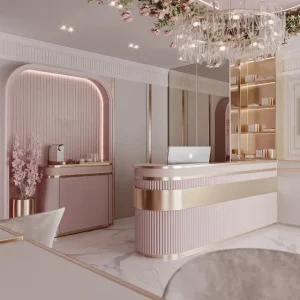 Office Reception Desk Modern Beauty Salon Office Front Desk Reception Salon Reception Counter Front Desk