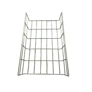 Open Mesh Q235 Steel Cable Basket 200×100 mm, Electrogalvanized or Hot-Dip Galvanized Finish