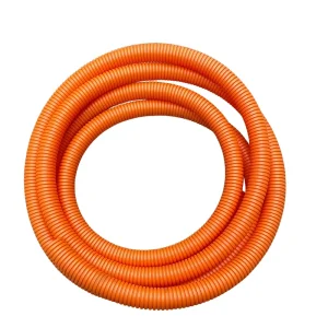 Orange PA Flame-Retardant Automotive Wire Harness Fireproof Nylon Corrugated Conduit AD185