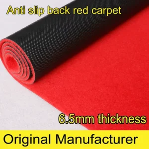 Original Manufacturer Moving Company Red Carpet Roll Non Slippery Red Carpet Roll for Events Red Carpet for Photo Booth