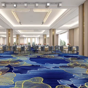 Oula Series XunYao Custom Eco friendly Banquet Hall Carpet Broadloom Polyester Printed Lobby Wall to Wall Hotel Room Carpet