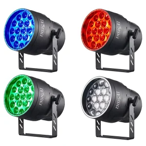 Outdoor 4-in-1 LED Par Light DJ Event Stage Lighting Equipment Wireless DMX Controller Strobe Beam Moving Head Disco Lights