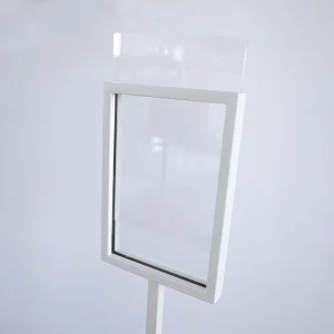Outdoor Adjustable Floor Sign Poster Holder Display Stand