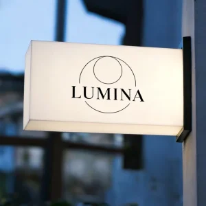 Outdoor Advertising LED Light Box Restaurants Logo Sign Frame Decorative Modern LED Advertising Light Box