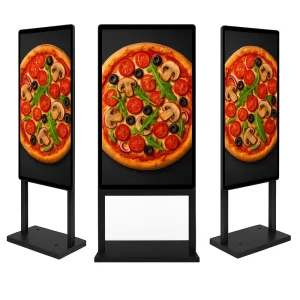 Outdoor All In One LCD Advertising Display IP65 Waterproof Vandal Proof 24 7 Operation Plug And Play Screen